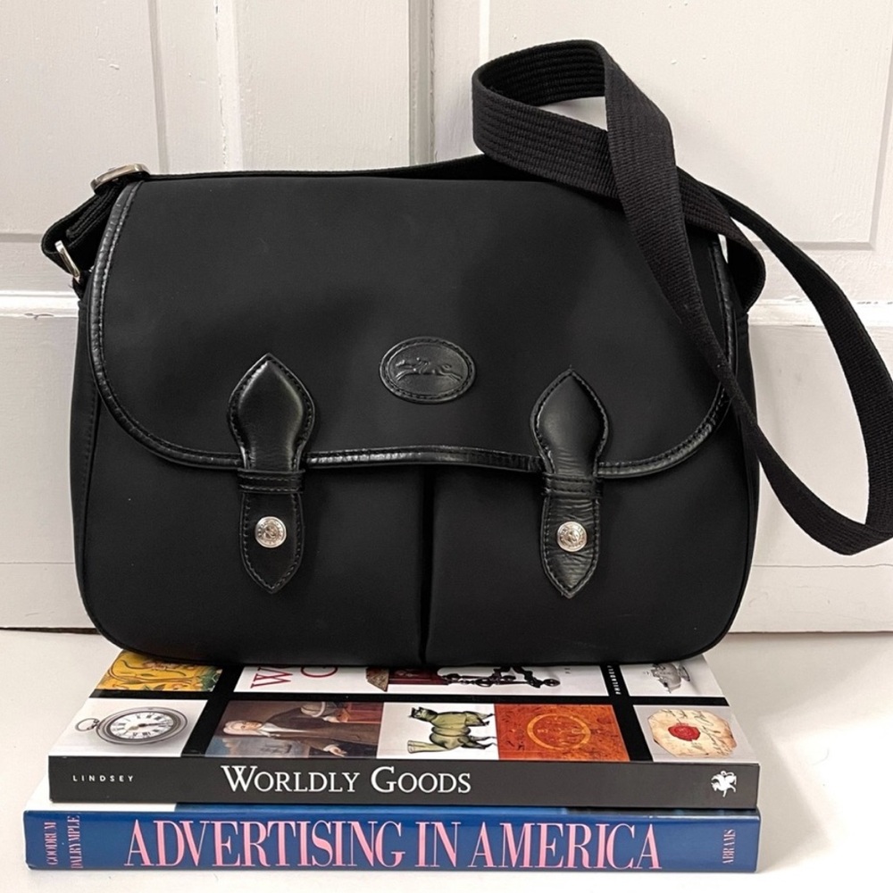 RARE Longchamp “Planetes” crossbody unisex bag